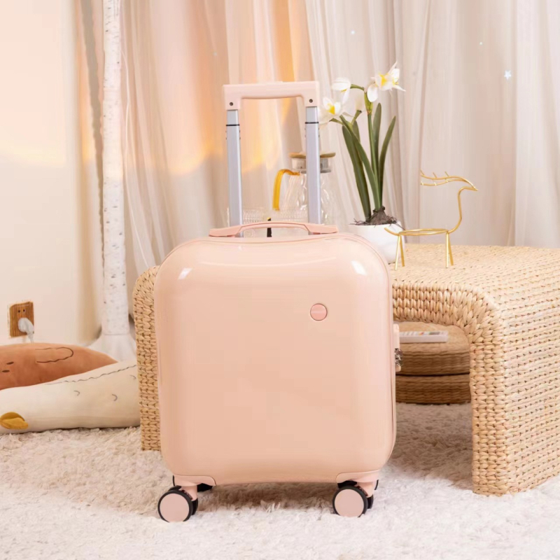 Väike kerge laste pagasikott naistele, väärtuslik mini-pardalemineku parooliga, lühikeste vahemaade reisimiseks, 18-tolline käruümbris, 20-tolline