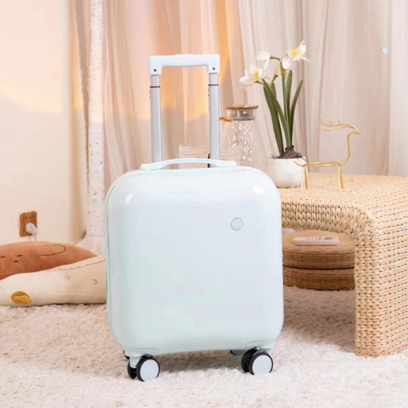 Väike kerge laste pagasikott naistele, väärtuslik mini-pardalemineku parooliga, lühikeste vahemaade reisimiseks, 18-tolline käruümbris, 20-tolline