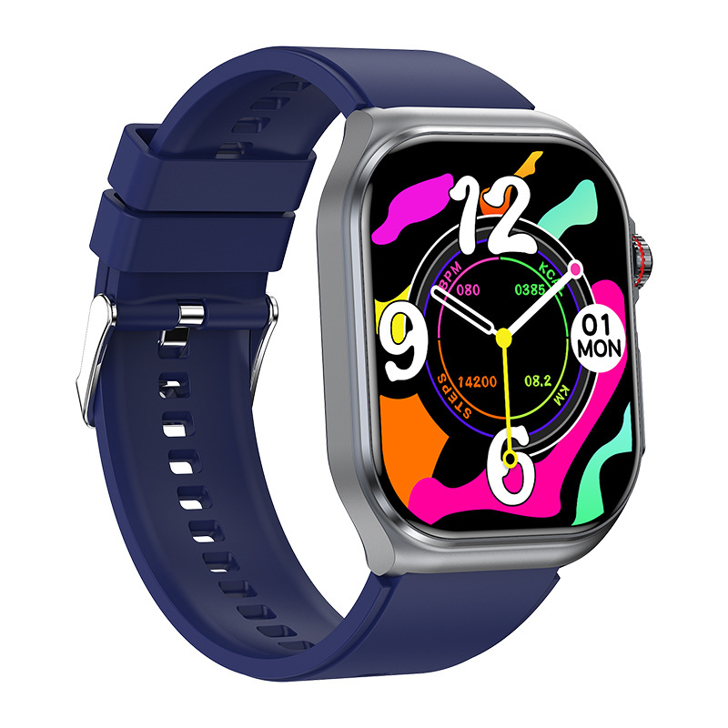 Et585 Смарт часовник AMOLED екран Bluetooth разговори пулс сън крачкомер спортен часовник гривна трансграничен