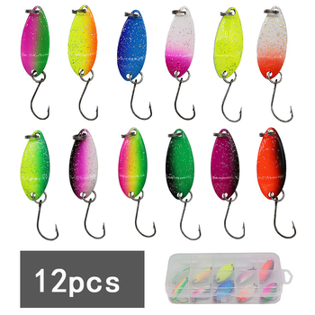 Hulgimüük 43/12 tükki metallist lusikakujulisi litreid, värvilised ühe konksuga hobuse suuga litrite komplekt laos