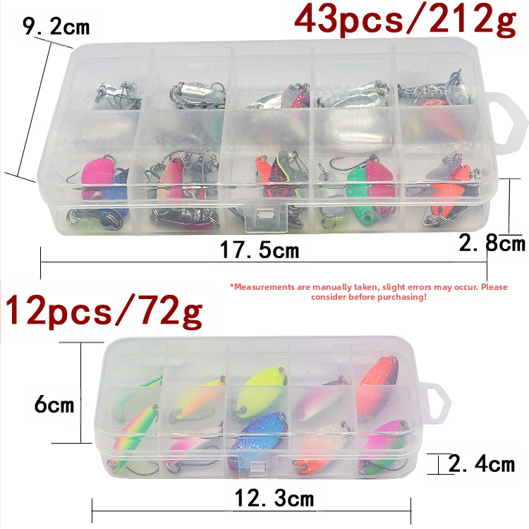 Търговия на едро с 43/12 парчета метални пайети с форма на лъжица, цветни единични кукички с пайети за конска уста на склад