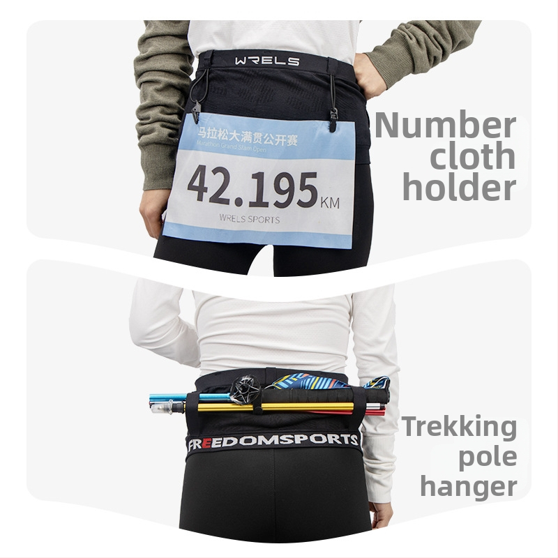 Wrels Чанта за кръста за бягане на открито, мъжка, за бягане по пресечена местност, многофункционална спортна, за колан, за мобилен телефон, за жени