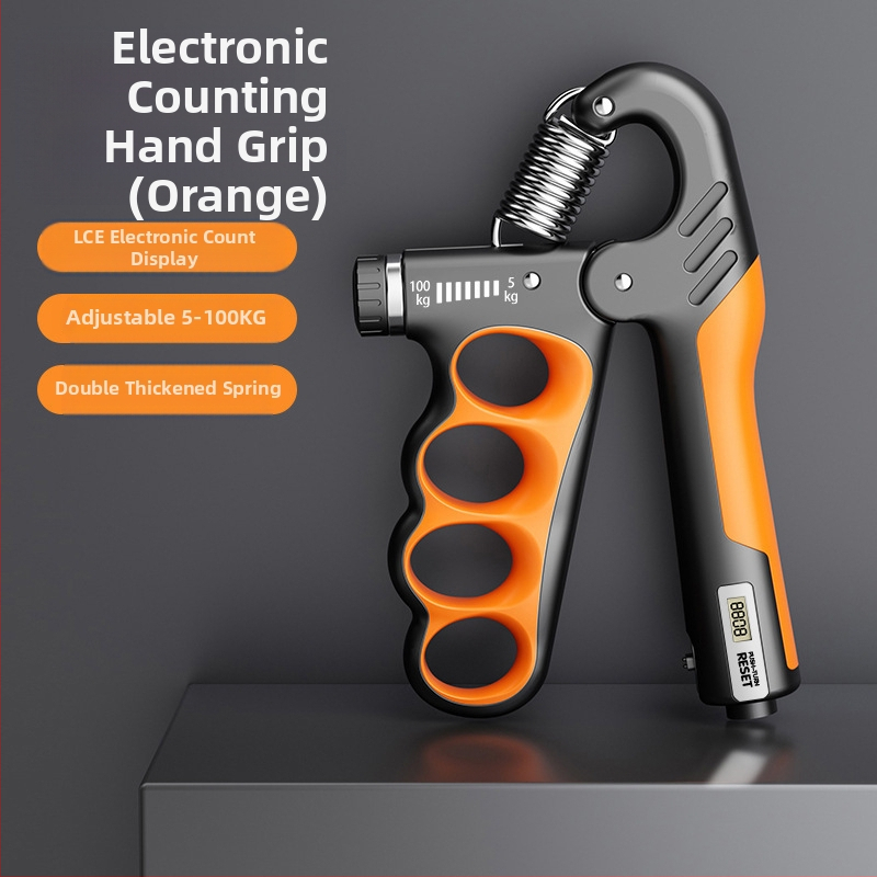 Elektronički uređaj za brojanje, hvatanje za snagu ruku, fitness uređaj za rehabilitaciju, trening, vježbe, hvatanje s pet prstiju na veliko