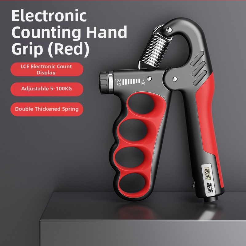 Elektronički uređaj za brojanje, hvatanje za snagu ruku, fitness uređaj za rehabilitaciju, trening, vježbe, hvatanje s pet prstiju na veliko