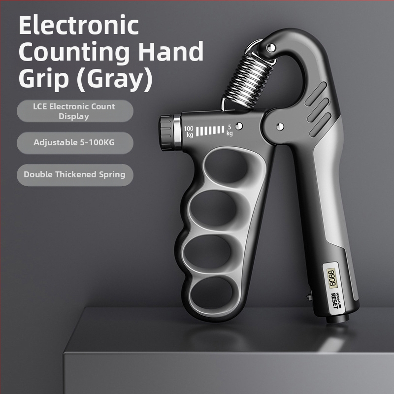 Elektronički uređaj za brojanje, hvatanje za snagu ruku, fitness uređaj za rehabilitaciju, trening, vježbe, hvatanje s pet prstiju na veliko
