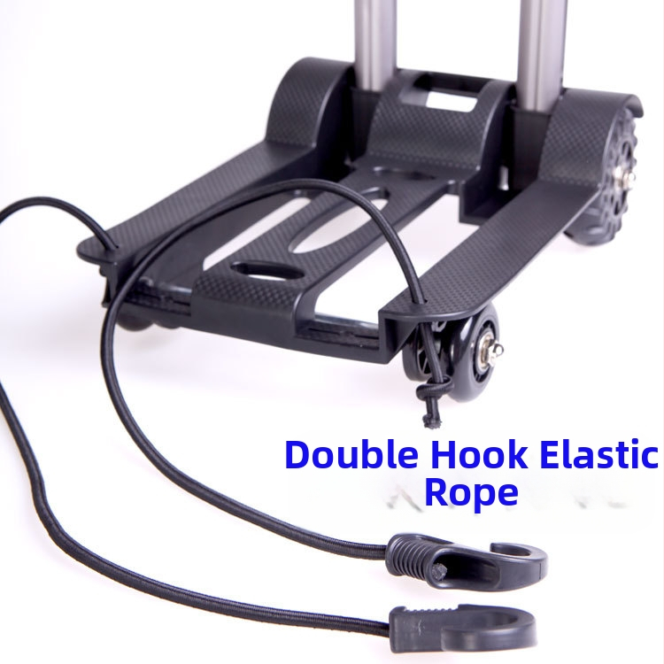 Сгъваема преносима ръчна количка от алуминиева сплав, домакинска количка, пазарска товарна ремарке, количка за багаж