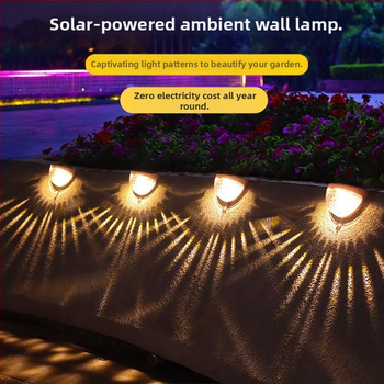 Vandeniui atspari dešimties tūkstančių žmonių tvoros lempų kolekcija indukcinė lempa romantiška kiemo sieninė lempa lauko saulės laiptelių lempa