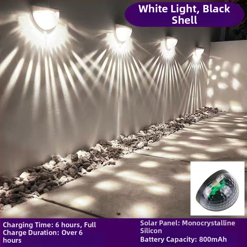 Vandeniui atspari dešimties tūkstančių žmonių tvoros lempų kolekcija indukcinė lempa romantiška kiemo sieninė lempa lauko saulės laiptelių lempa