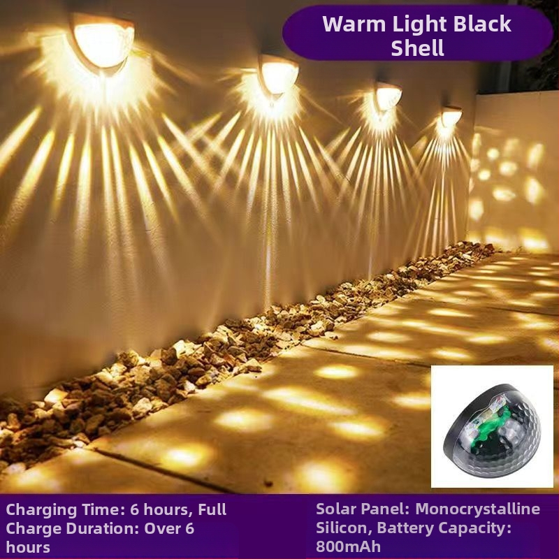 Vandeniui atspari dešimties tūkstančių žmonių tvoros lempų kolekcija indukcinė lempa romantiška kiemo sieninė lempa lauko saulės laiptelių lempa