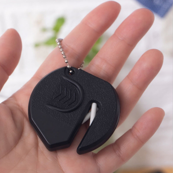 Mini teritusartefakt väike kiire kaasaskantav uus õues kasutatav terituskivi keraamiline teritusriist võtmehoidjaga