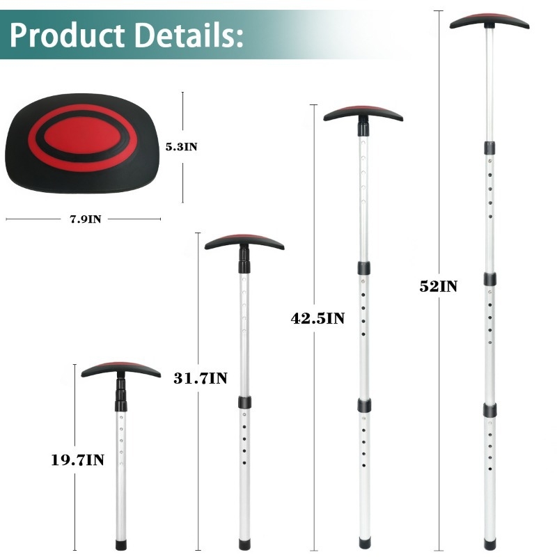Nagykereskedelmi négyrészes golflabdazsák-tartó, többszínű, opcionális alumíniumötvözetből készült, behúzható labdazsák-tartórúd-gyártók