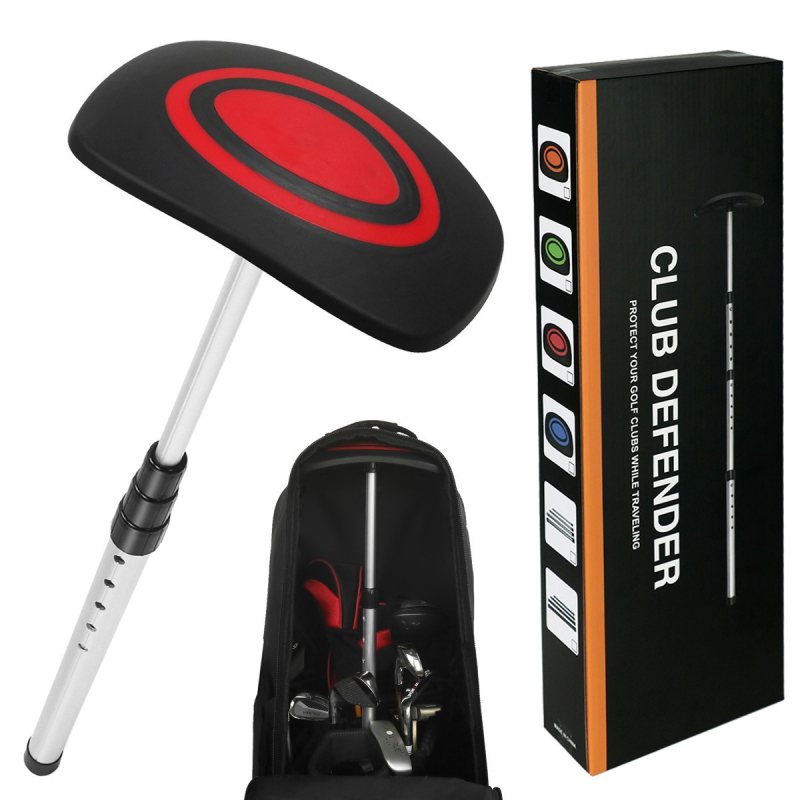 Nagykereskedelmi négyrészes golflabdazsák-tartó, többszínű, opcionális alumíniumötvözetből készült, behúzható labdazsák-tartórúd-gyártók