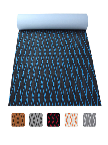 Jahtas pretslīdes grīdas airu dēlis, pretslīdes aizsargpēdu paliktnis, kajaku piederumi, romba tīkkoka jūras EVA grīdas paklājiņš