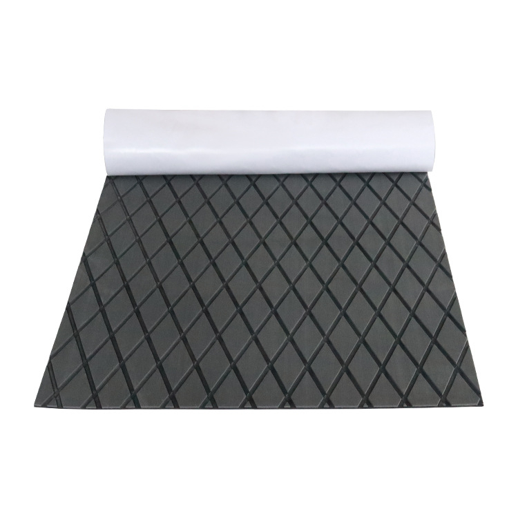 Jahtas pretslīdes grīdas airu dēlis, pretslīdes aizsargpēdu paliktnis, kajaku piederumi, romba tīkkoka jūras EVA grīdas paklājiņš