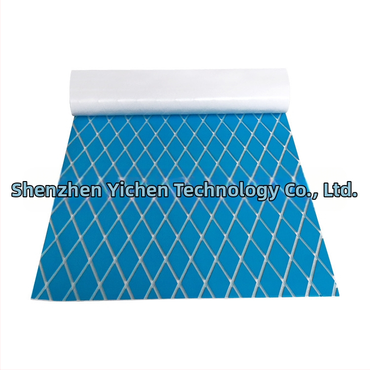 Jahtas pretslīdes grīdas airu dēlis, pretslīdes aizsargpēdu paliktnis, kajaku piederumi, romba tīkkoka jūras EVA grīdas paklājiņš