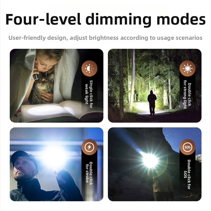Philips Svietidlo Strong Light Ultra-Bright Nabíjanie Ultra-Dlhá výdrž batérie Domáce Vonkajšie Núdzové Prenosné Osvetlenie SFL1235