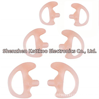 3 paari universaalseid pehmeid silikoongeelist kõrvaklappe, juhtmevabad raadiosaatjaga kõrvaklapid, õhuheli kõrvaklapid, roosad