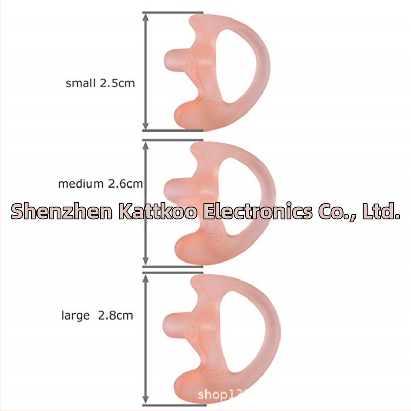 3 чифта универсални резервни меки силиконови гел слушалки, безжични слушалки с уоки-токи Air Sound, розови