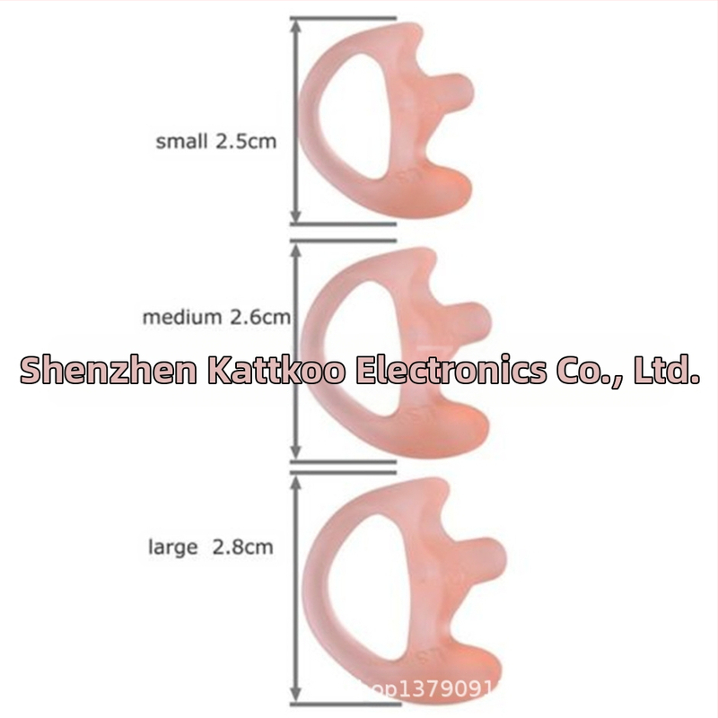 3 чифта универсални резервни меки силиконови гел слушалки, безжични слушалки с уоки-токи Air Sound, розови