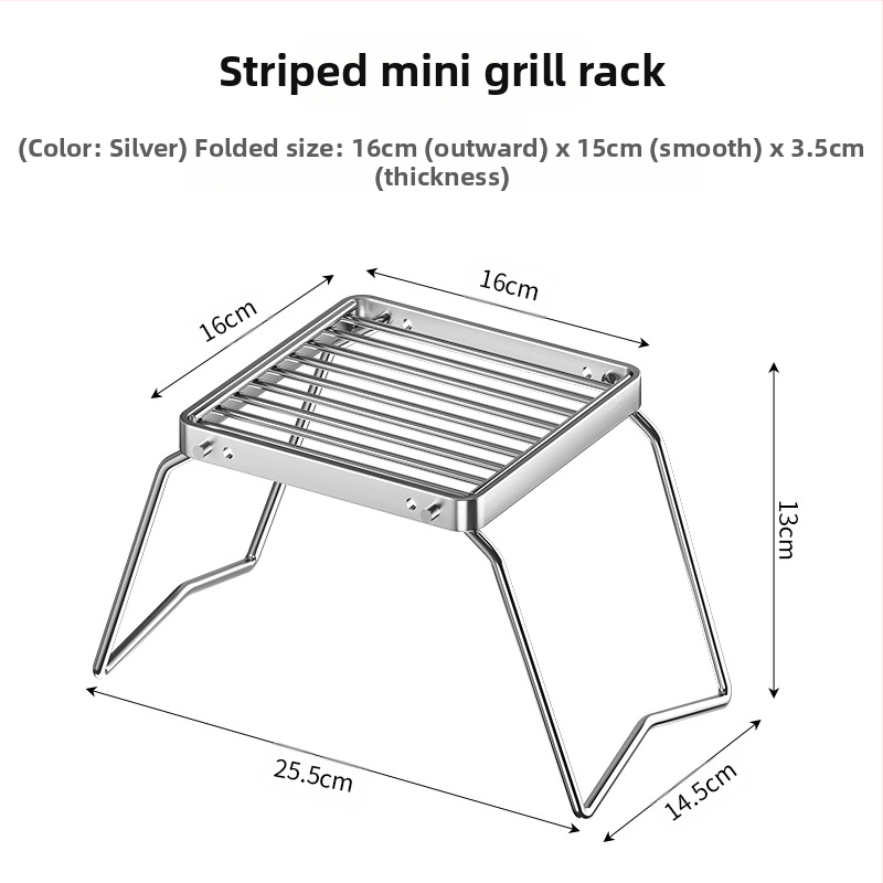 Kokkupandav koomiksipliit, grilliriiul, telkimisahi, tee keetmine, majapidamises kasutatav siseruumides kasutatav söegrill, grillipliit