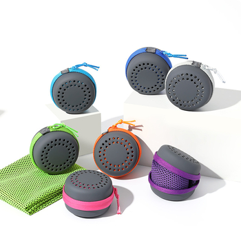 Tarpvalstybinis vasaros šalčio pojūtis sportinis rankšluostis jogai, fitnesui, vėsinantis ledo rankšluostis, dovanų rankšluostis, eva dėžutė, pakuotė