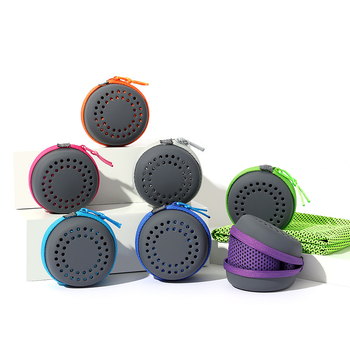 Tarpvalstybinis vasaros šalčio pojūtis sportinis rankšluostis jogai, fitnesui, vėsinantis ledo rankšluostis, dovanų rankšluostis, eva dėžutė, pakuotė