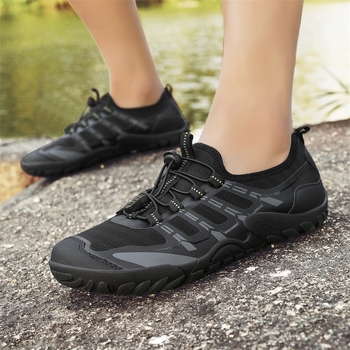 Piiriülesed uued õues kasutatavad kahlamisjalatsid, libisemiskindlad, hingavad, laiad, viimase väljaande mägironimisjalatsid laos, hulgimüük