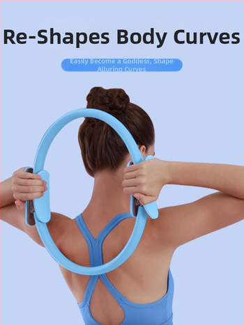 Pilatese rõngasjooga rõnga vormimise artefakt algajatele vaagnapõhjalihaste treeneri vastupanurõngas jalgade venitus jalgade ilu