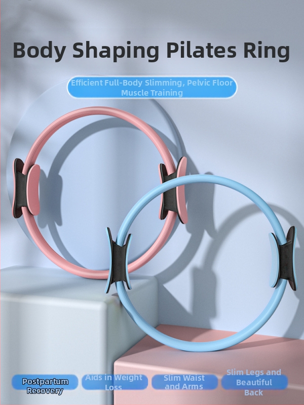 Pilatese rõngasjooga rõnga vormimise artefakt algajatele vaagnapõhjalihaste treeneri vastupanurõngas jalgade venitus jalgade ilu