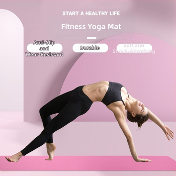 NBR joogamatt, paksendatud, libisemiskindel, lööke neelav, vaikne, laiendatud ja vooderdatud, täiskasvanutele mõeldud meeste ja naiste fitness-võimlemisjoogamatt