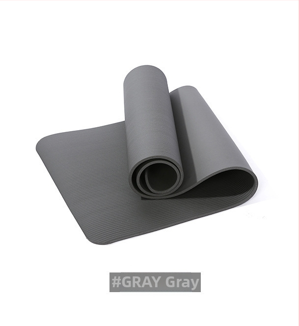 NBR joogamatt, paksendatud, libisemiskindel, lööke neelav, vaikne, laiendatud ja vooderdatud, täiskasvanutele mõeldud meeste ja naiste fitness-võimlemisjoogamatt