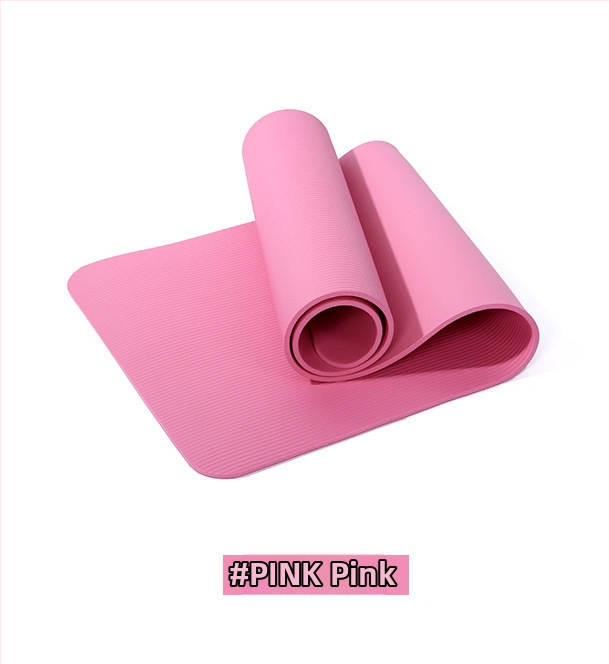 NBR joogamatt, paksendatud, libisemiskindel, lööke neelav, vaikne, laiendatud ja vooderdatud, täiskasvanutele mõeldud meeste ja naiste fitness-võimlemisjoogamatt