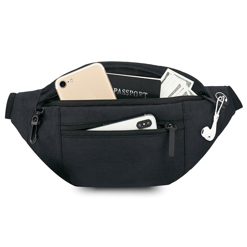 Vanjska dinamična torba za struk, višenamjenska torba za slobodno vrijeme, putovanja i crossbody prsa, vodootporna za fitness i trčanje, torba za pohranu mobitela