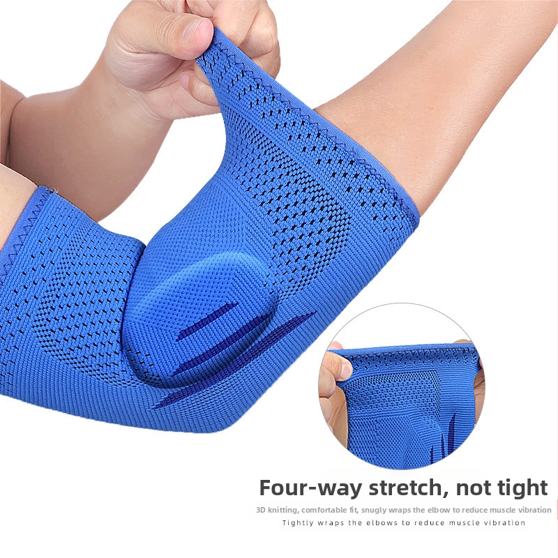 Спортни плетени налакътници за открито, ски бягане, баскетбол, фитнес, спортни, под налягане, топли найлонови налакътници