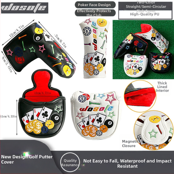 A Source Factory a határokon átnyúló játékkártyák szállítására specializálódott, gyönyörű hímzéssel ellátott golf fejfedővel és golf putter sapkafedéllel.