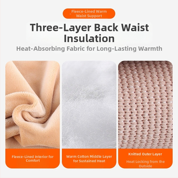 Téli meleg derékvédő, vastagított bársony derékvédő, hidegálló hasszőrmelegítő, meleg deréktáska, uniszex