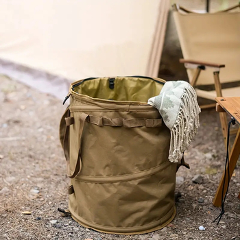 Kokkupandav prügikast õues kasutamiseks, kaasaskantav prügikast, määrdunud riiete hoiukopp, kokkupandav hoiukopp kalapüügiks