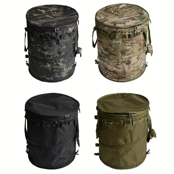 Kokkupandav prügikast õues kasutamiseks, kaasaskantav prügikast, määrdunud riiete hoiukopp, kokkupandav hoiukopp kalapüügiks