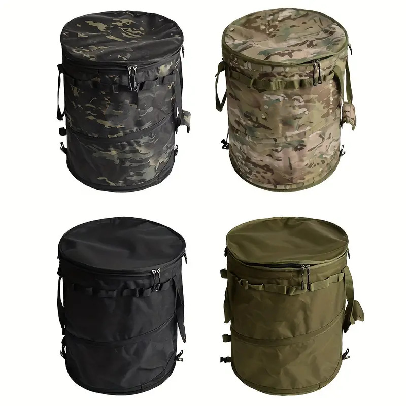 Kokkupandav prügikast õues kasutamiseks, kaasaskantav prügikast, määrdunud riiete hoiukopp, kokkupandav hoiukopp kalapüügiks