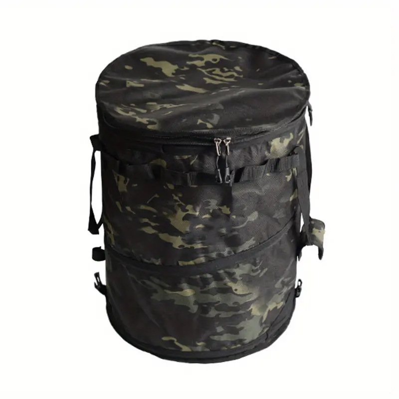 Kokkupandav prügikast õues kasutamiseks, kaasaskantav prügikast, määrdunud riiete hoiukopp, kokkupandav hoiukopp kalapüügiks