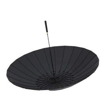 24 ομπρέλες οστών αυτόματη ομπρέλα μεγάλη υπερμεγέθης εργοστασιακή χονδρική ευθεία ομπρέλα με μακριά λαβή, ηλιόλουστη και βροχερή, διπλής χρήσης λογότυπο