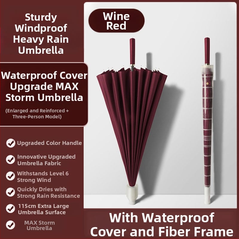 24 csontos esernyő automata esernyő nagy, túlméretezett gyári nagykereskedelmi egyenes hosszú nyelű esernyő napsütéses és esős kettős felhasználású logóval