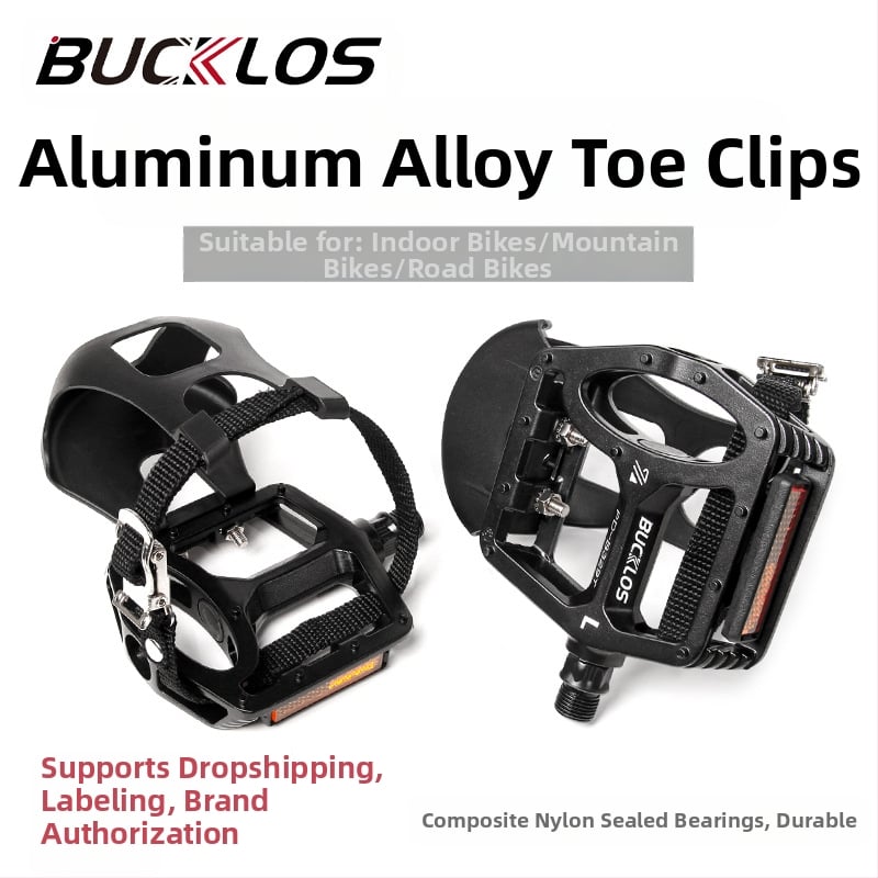 Kalnų dviračių pedalai iš aliuminio lydinio su šuns žiotimis, greitaeigiai nailono pedalai, plokšti pedalai, dviračių priedai