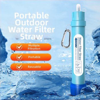 Välistingimustes kasutatav avariiveefilter kaasaskantav elu otsene joogivee puhastamine õlekõrs telkimine ellujäämisvälja joogiveefilter