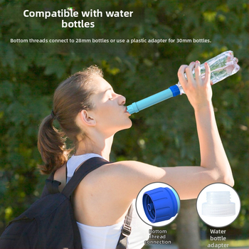 Välistingimustes kasutatav avariiveefilter kaasaskantav elu otsene joogivee puhastamine õlekõrs telkimine ellujäämisvälja joogiveefilter