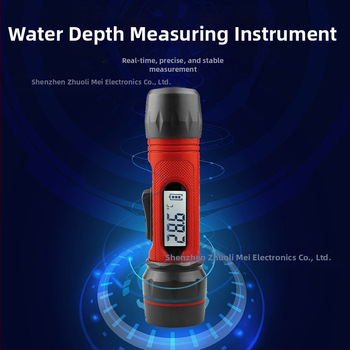 Φορητό όργανο μέτρησης βάθους και θερμοκρασίας νερού, ανιχνευτής σόναρ για πρόληψη πλημμυρών, δεξαμενές, λίμνες, φορητή ανίχνευση 150 μέτρων