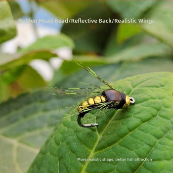 Propelerio blizgučiai Kung Fu muselės modifikacijai, muselės kablys, propelerio blizgučiai iš kompozito, 8 žiedų, mikromedžiagos „Luya“
