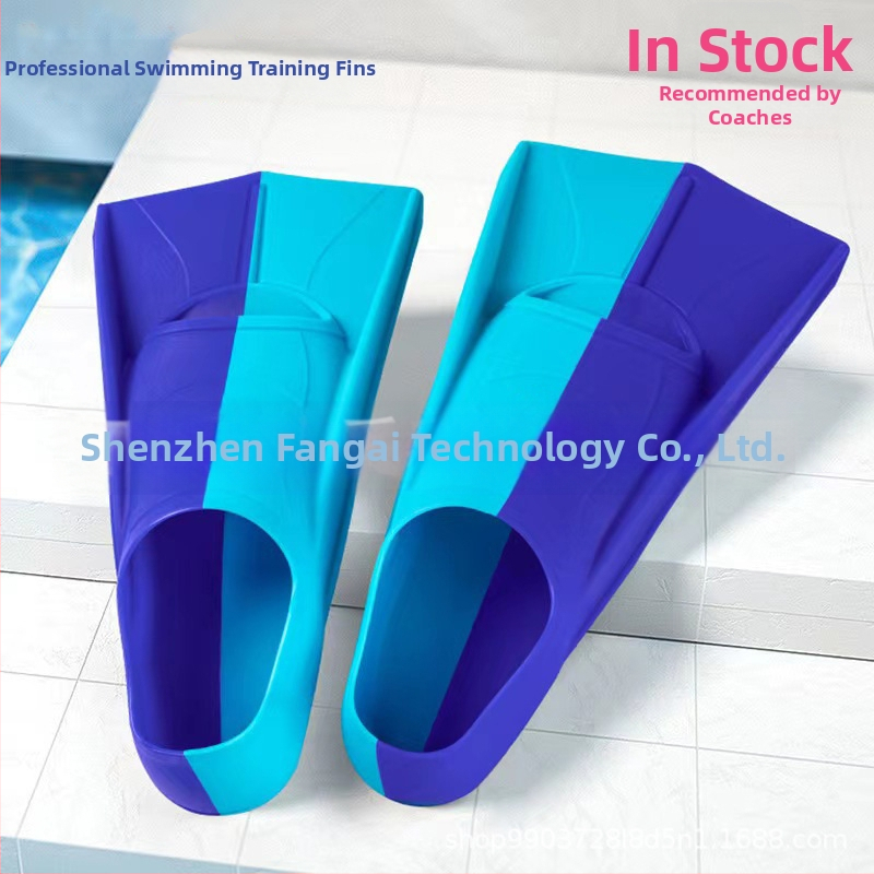 Професионални силиконови плавници за плуване, къси плавници, детски гмуркащи жабешки обувки, екипировка за гмуркане на едро, силиконови жабешки обувки, къси