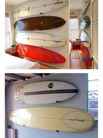 Határokon átnyúló háztartási garázs snowboard osztott tárolóállvány falra szerelhető SUP szörfdeszka cellulóz tároló állvány