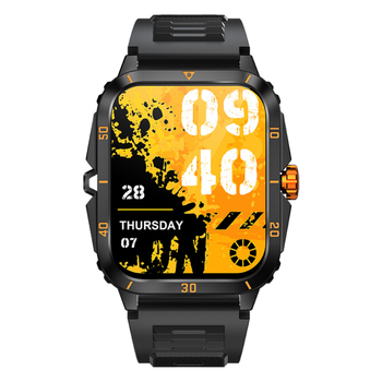 Határokon átnyúló Kt71 okosóra pulzusméréssel, Bluetooth hívással, tárcsázással, lépésszámlálással, több sport móddal és multifunkcionális sportórával